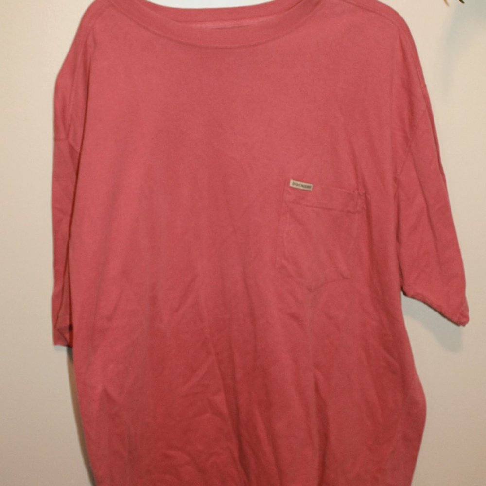 Closet CLEAROUT Dockers Pink Oversized Basic Tee with front pocket - XXL